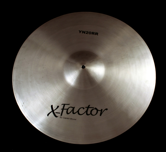 X Factor 20 inch Ride 新古品、展示品、試奏あり、指紋あり。インゴットから作られる本格的シンバルです。｜ドラム