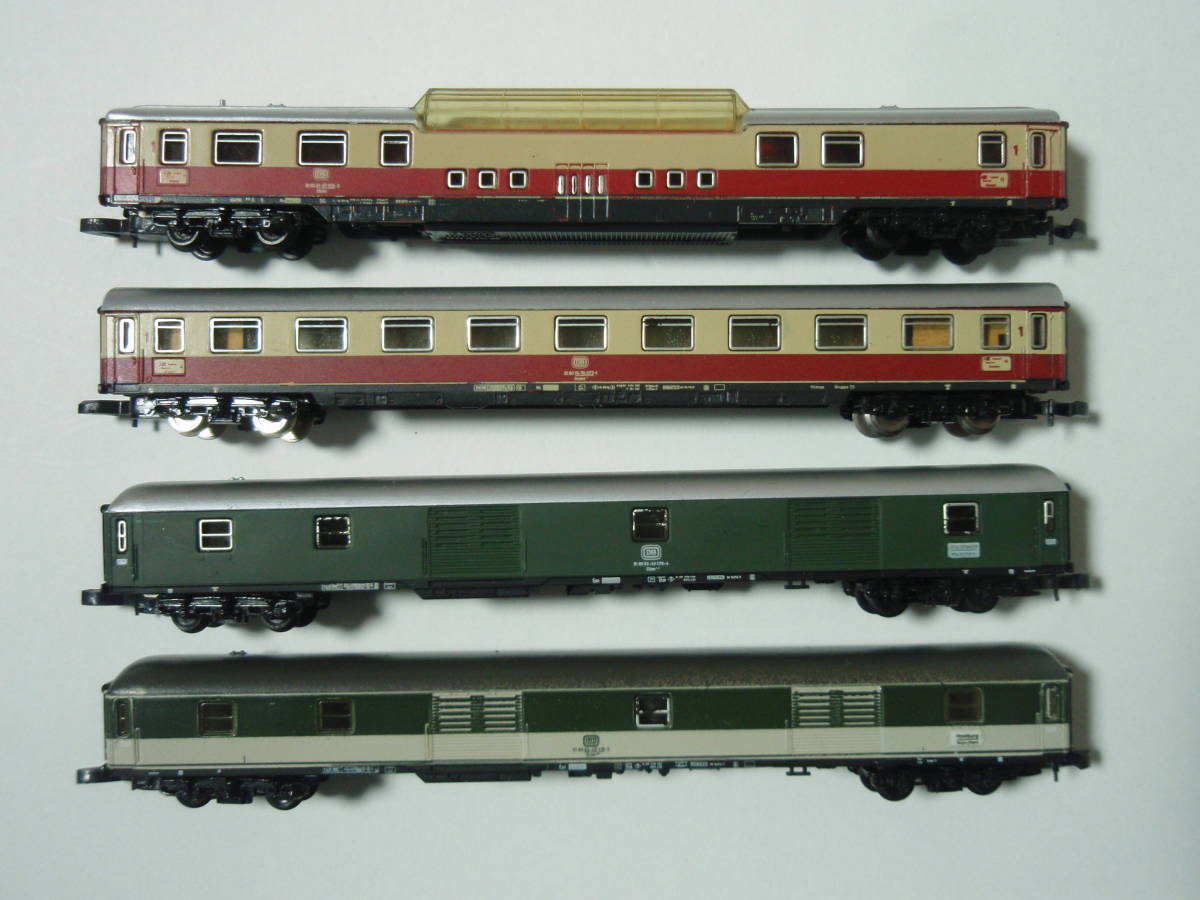 メルクリンミニクラブ Zゲージ DB TEE 客車5両 - メルクリン Zゲージ