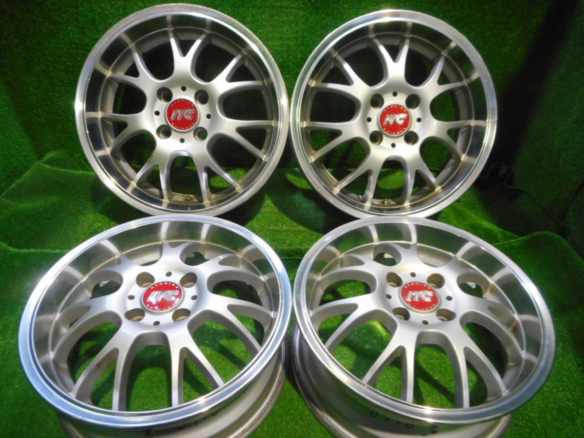 ITC SPORT 5.5J 4穴 15インチ off45 メッシュ レイズ製セブリング RAYS 