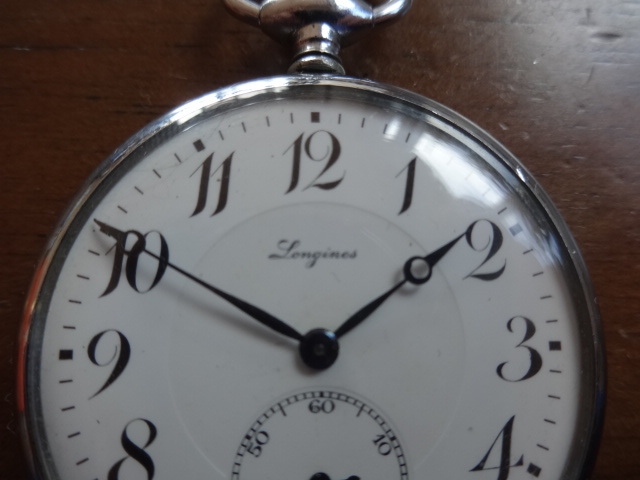 のアイテムをご購入 ロンジン　手巻き　懐中時計　美品　時計屋さんからでた。