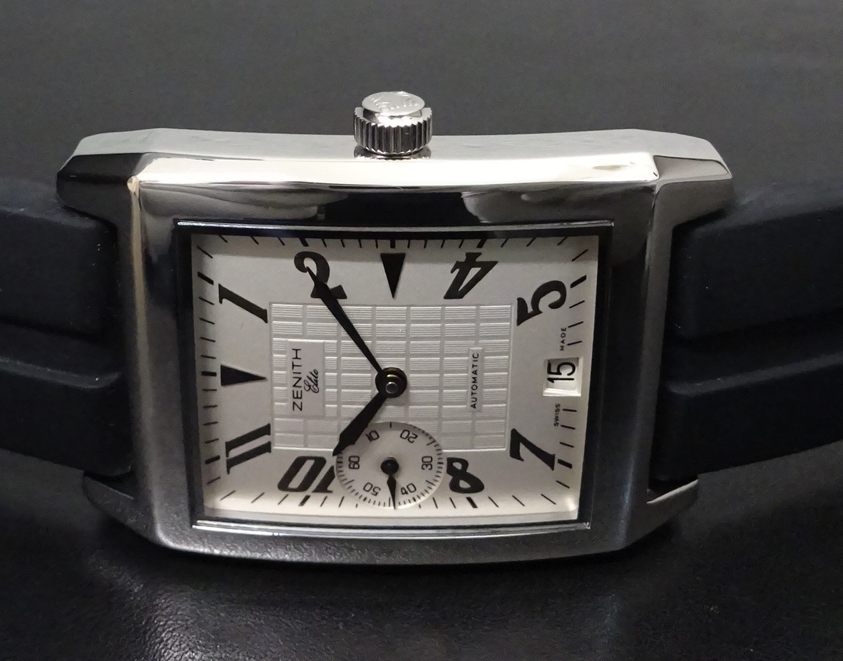 美品 良品 ZENITH ゼニス ポートロワイヤル エリート 01.0251.684/02.C504 シルバー 自動巻 メンズ 国際保証書あり 純正内外箱あり 本物_5