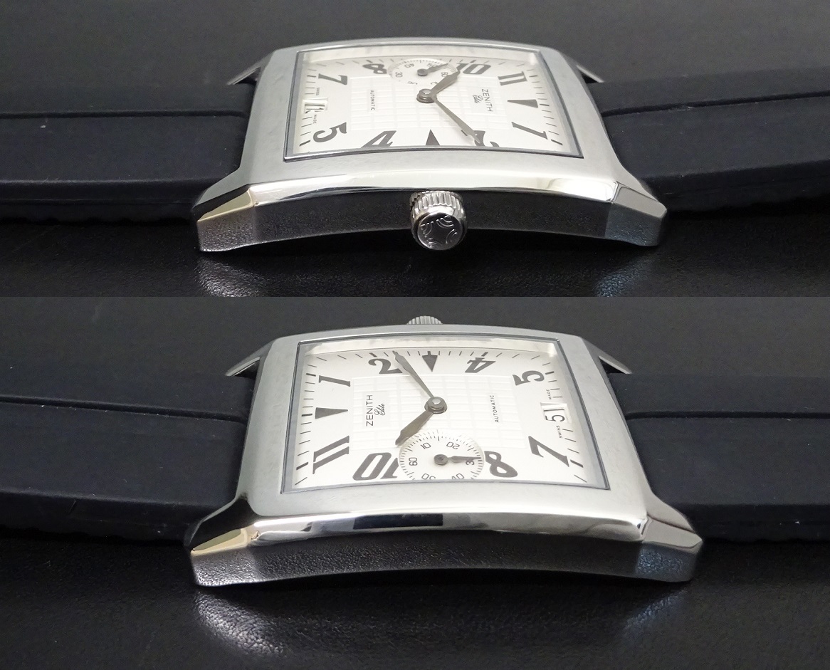 美品 良品 ZENITH ゼニス ポートロワイヤル エリート 01.0251.684/02.C504 シルバー 自動巻 メンズ 国際保証書あり 純正内外箱あり 本物_6