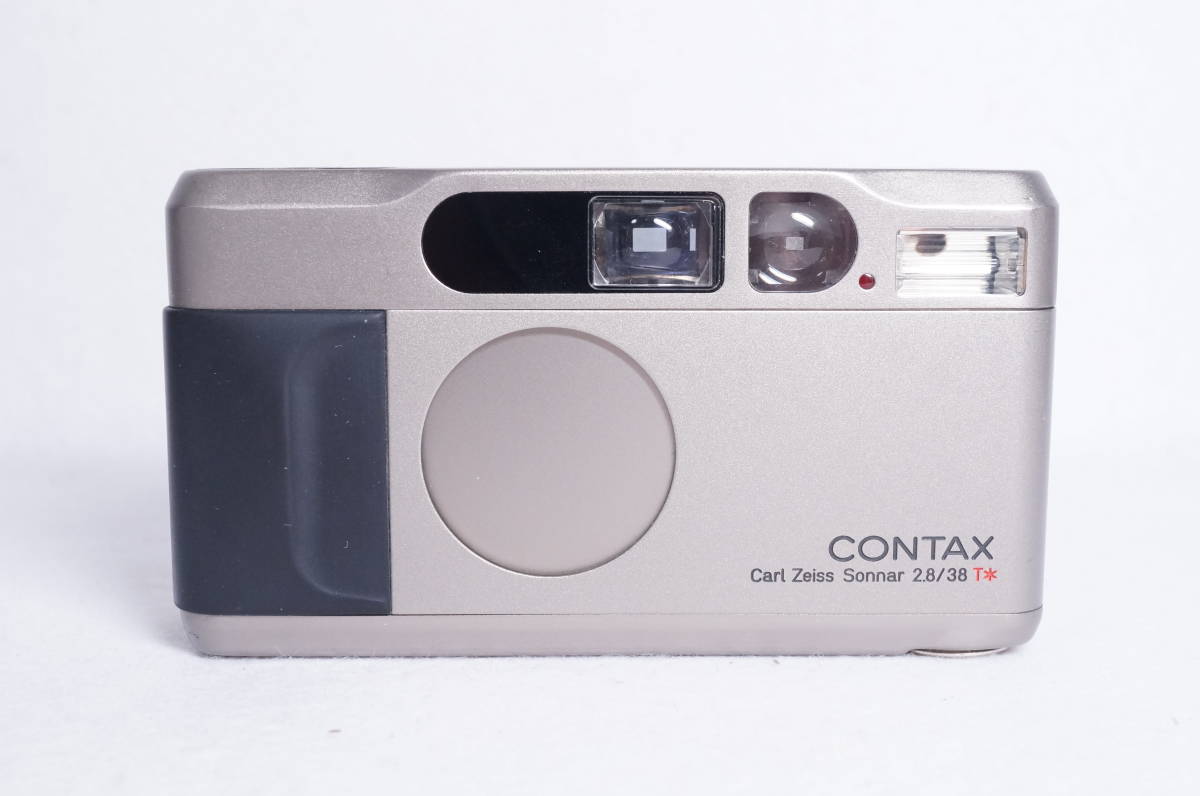 ジャンク】CONTAX T2 コンパクトフィルムカメラ DATA BACK 付 T2
