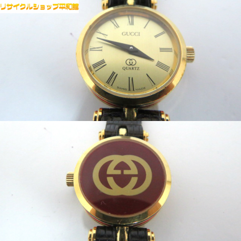 稼動品 GUCCI グッチ 5200L シェリーライン文字盤 純正ベルト 腕時計