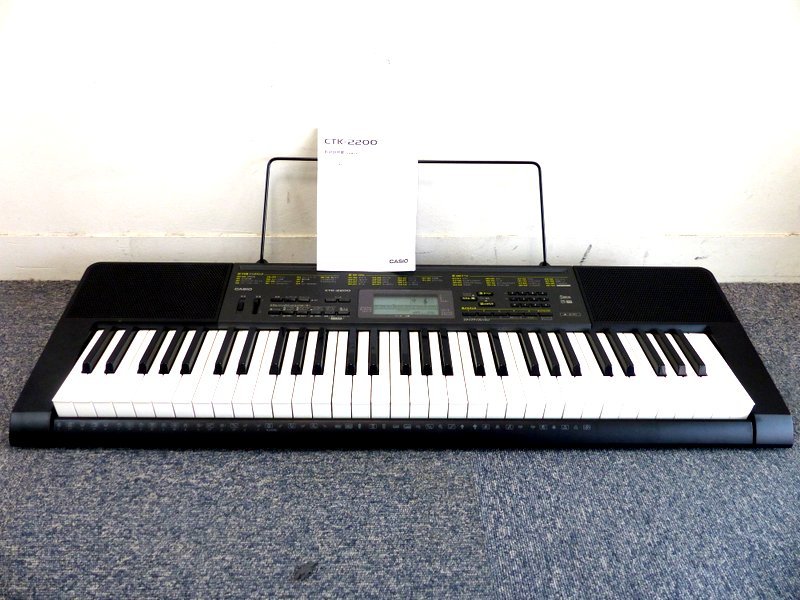 5315】CASIO カシオ CTK-2200 キーボード 61鍵盤