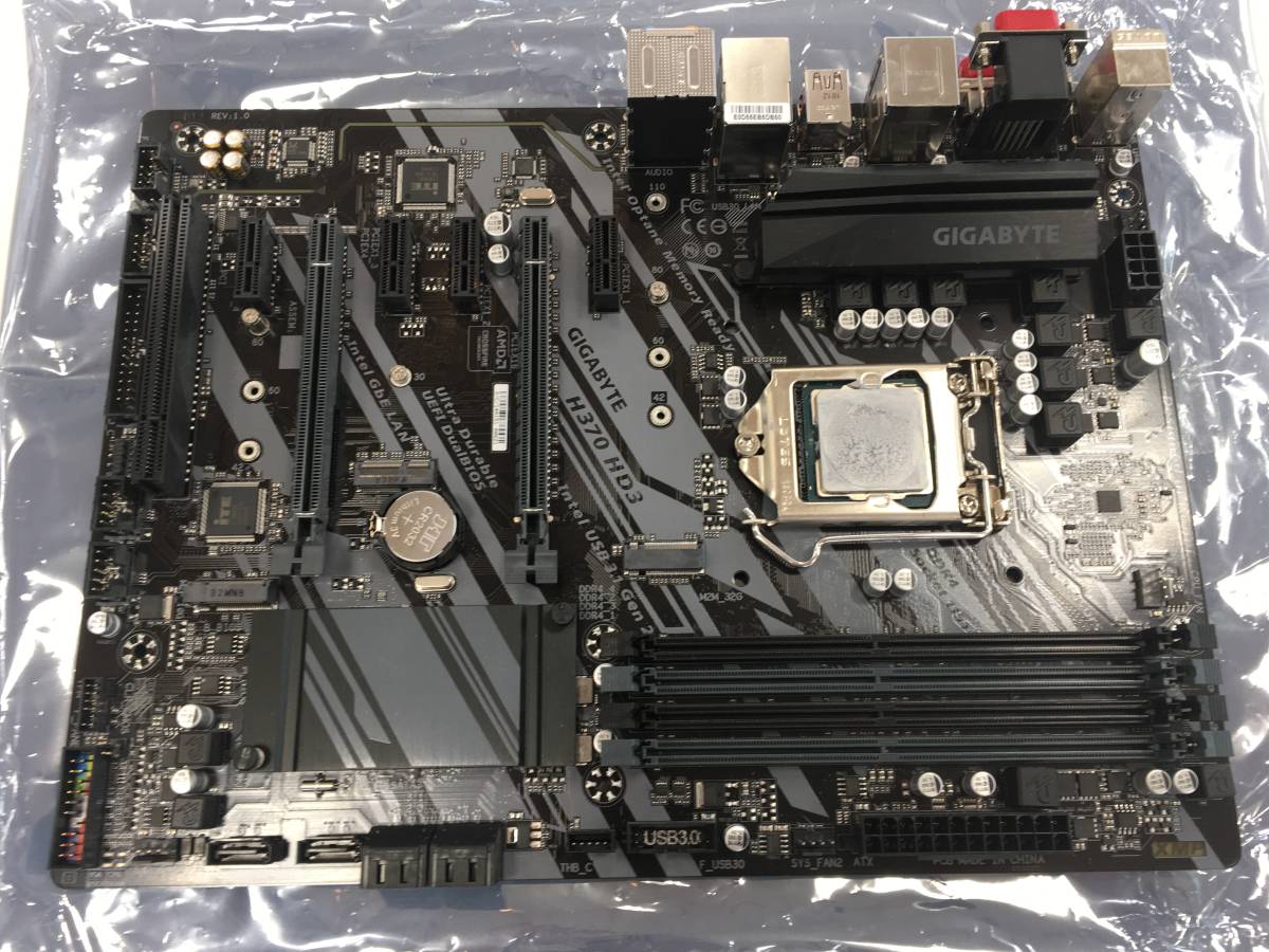 HY★新品★未開封★美品★マザーボード３点セット ジャック品】GIGABYTE マザーボード H370 HD3 (rev. 1.0)