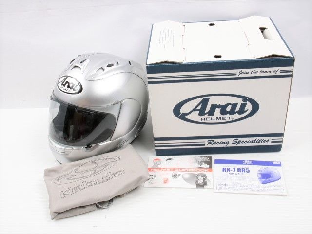 Arai アライ RX-7 RR5 アルミナシルバー Lサイズ フルフェイス
