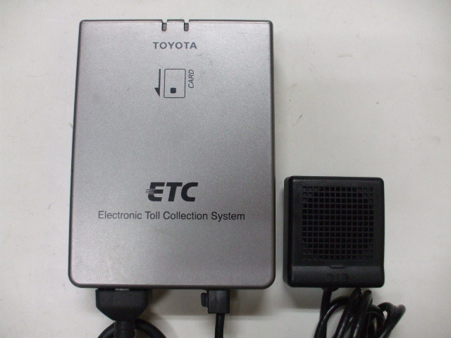 TOYOTA ETC車載器 純正 ETC アンテナ分離型 トヨタ純正 音声案内