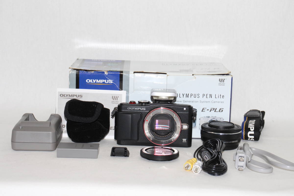 中古品】 OLYMPUS PEN lite E-PL5 ボディ シャッター数6365回