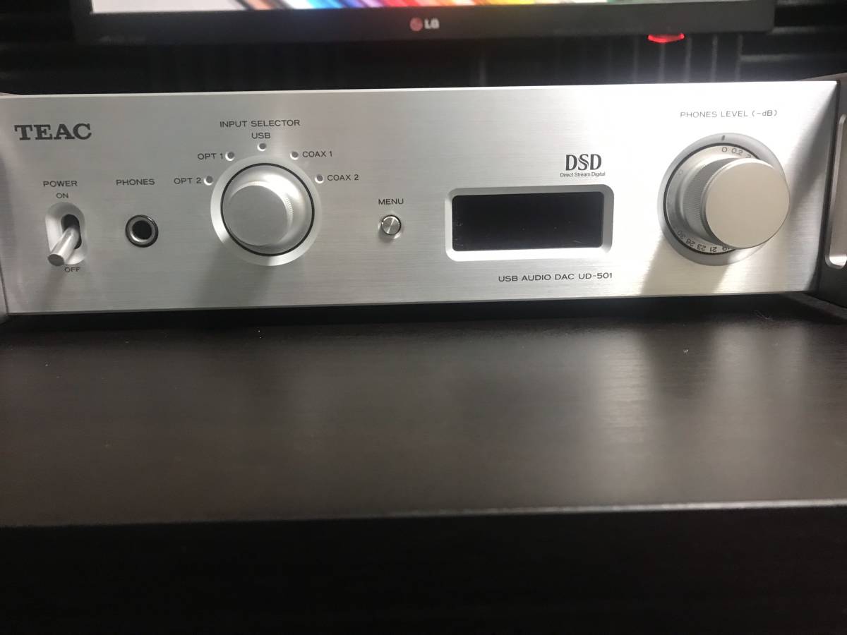 TEAC AUDIO DAC UDー501 ティアック シルバー 【公式通販】