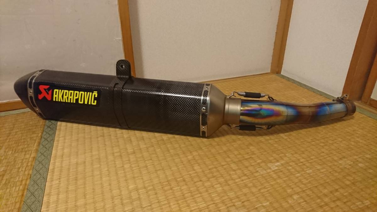 GSX-R1000 アクラポビッチ スリップオンマフラー チタン カーボン