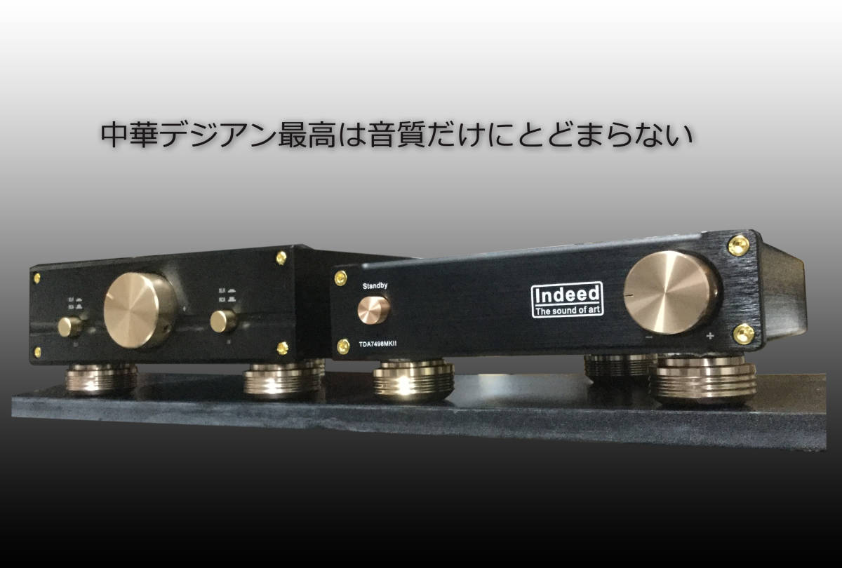 Indeed TDA7498E 中華デジアン最高音質 MKⅡJP Gold Black⁄Rich