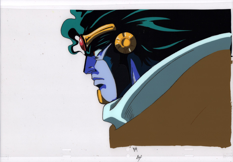 ジョジョの奇妙な冒険 OVA版 セル画 スタプラ 横顔アップ 動画付き