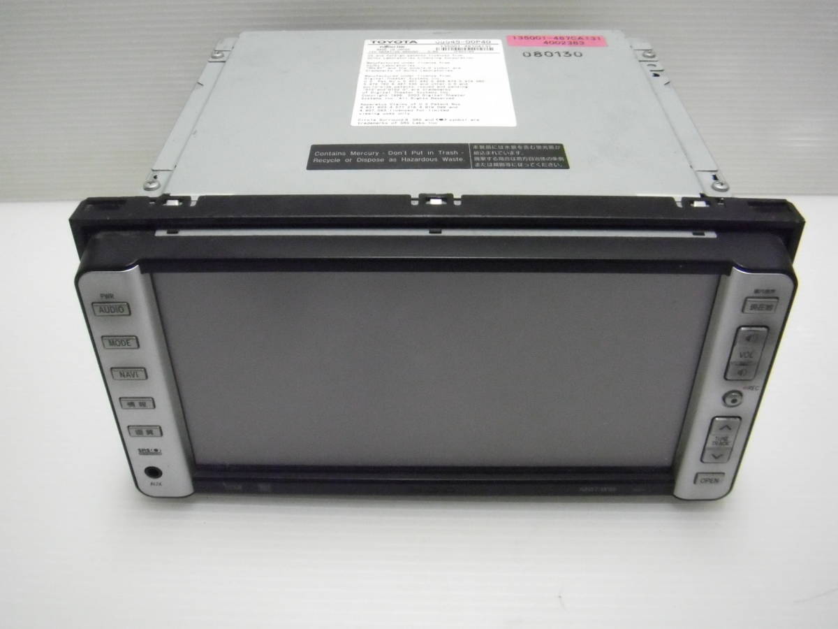 ○トヨタ純正 HDDナビ NH3T-W56 DVDビデオ 中古MD難あり 地図2007年