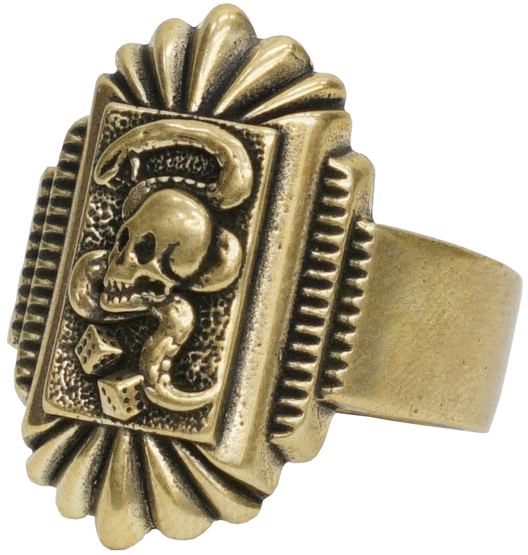 最安値，HOT LHN Jewelry エルエイチエヌジュエリー ハンドメイド Born To Loose スカル リング アメリカ製 ブラス 20号 ユニセックス(その他)｜売買されたオークション情報、yahooの商品情報をアーカイブ公開 - その他