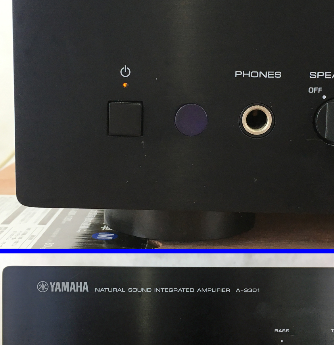 ☆ジャンク品☆プリメインアンプ A-S301 YAMAHA ヤマハ リモコン付き
