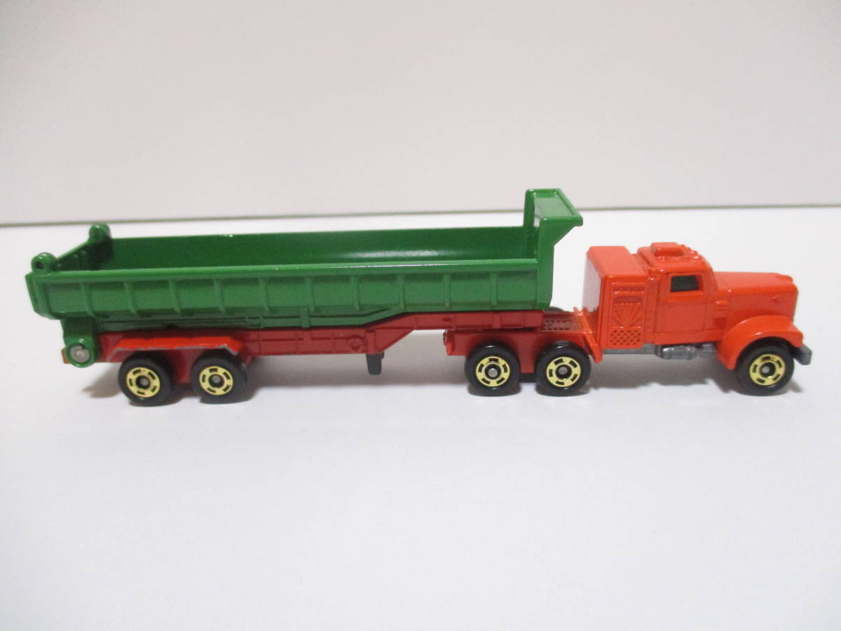 日本製ロングトミカ ダイヤモンドレオダンプトレーラー ジャンク品 