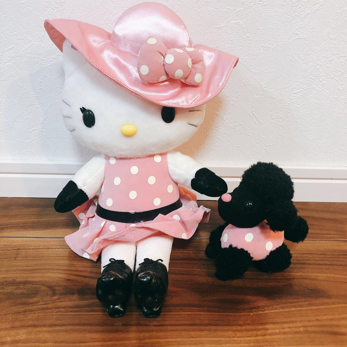 momoberry キティ ぬいぐるみ プードル Hello Kitty ドット - rotaract.lt