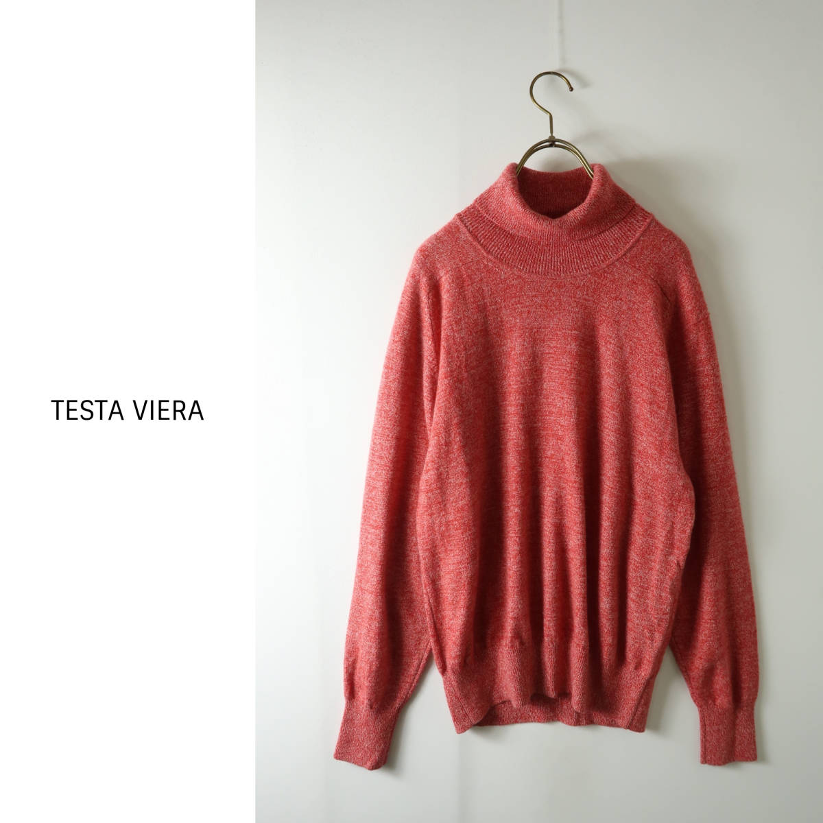 超美品☆テスタビエラ TESTA VIERA☆オーバーサイズ カシミヤ100 