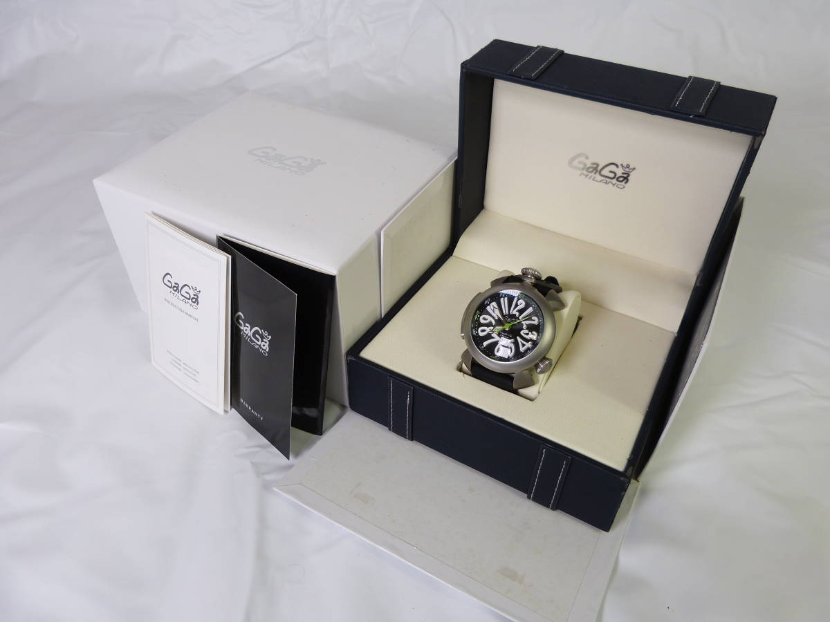 ☆美品！☆ ダイビング48MM 自動巻き ガガミラノ ブティック購入 