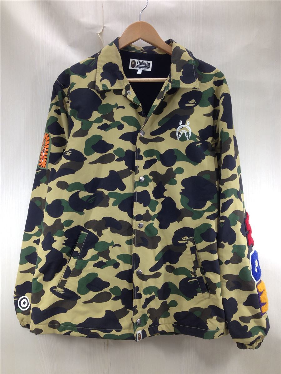 A BATHING APE カモフラコーチジャケット A BATHING APE apc 迷彩