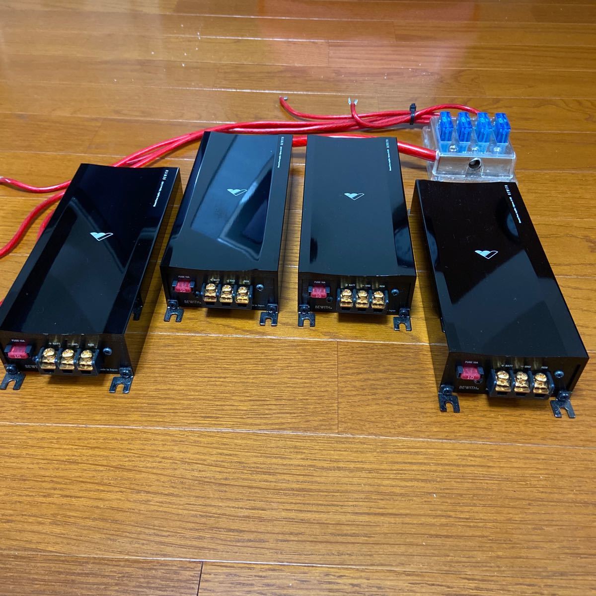 BEWITH Reference R-107S R107S⁄S 4台セット パワーアンプ ビーウィズ