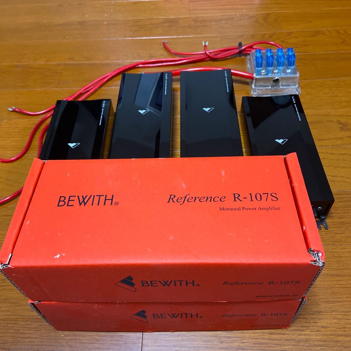 BEWITH Reference R-107S R107S⁄S 4台セット パワーアンプ ビーウィズ