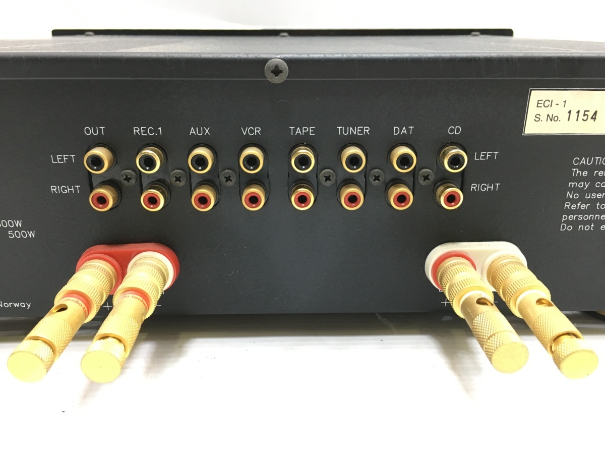 ELECTROCOMPANIET プリメインアンプ ECI-1 ノルウェー製 1992年発売