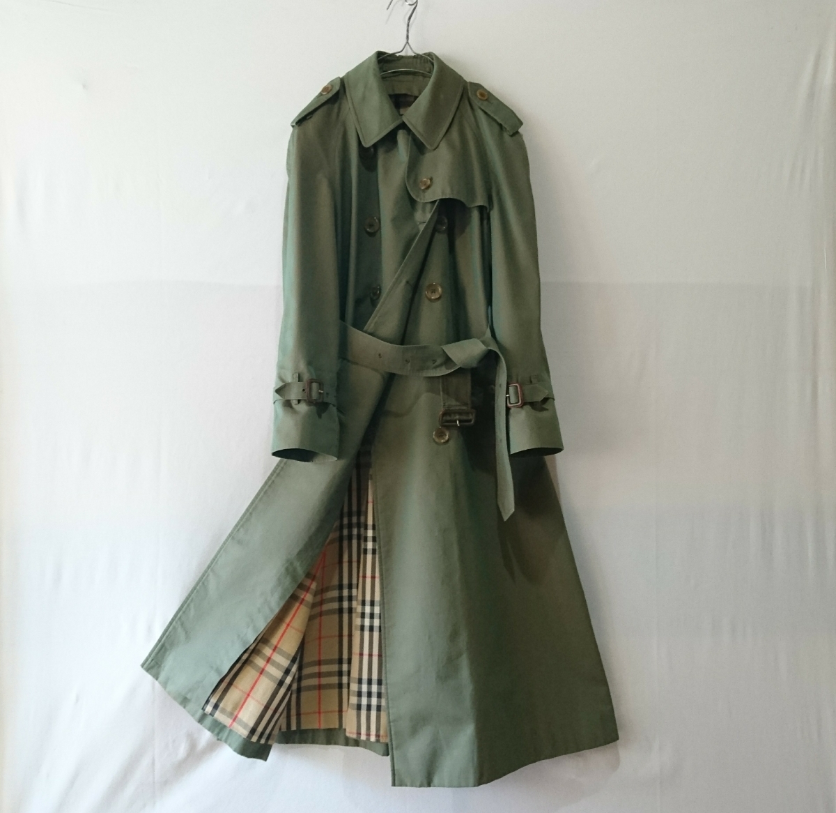 希少 英国製 ライナー付 BURBERRY