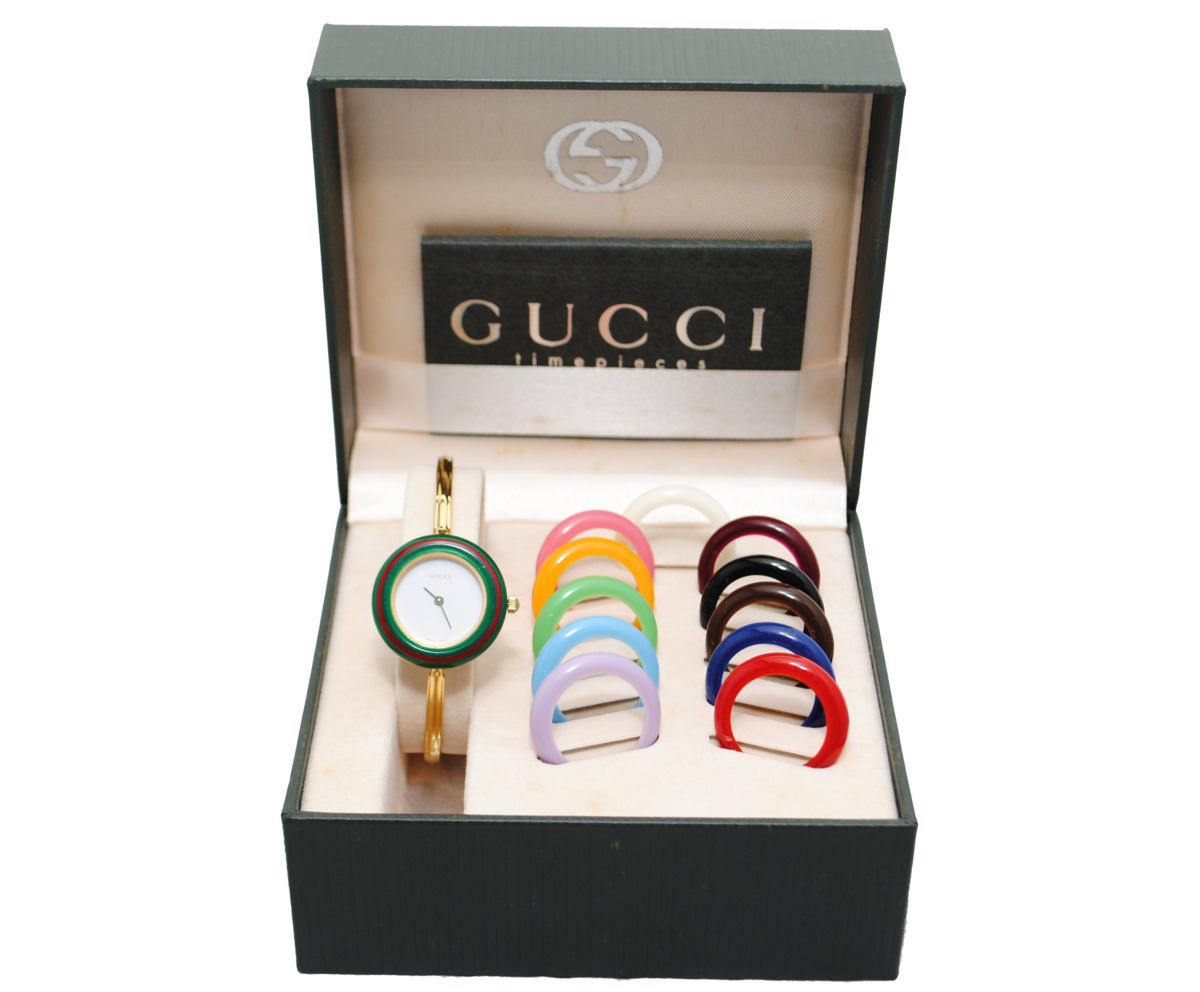 未使用品] 稼働品 動作OK【GUCCI】 グッチ チェンジベゼル 11/12.2 