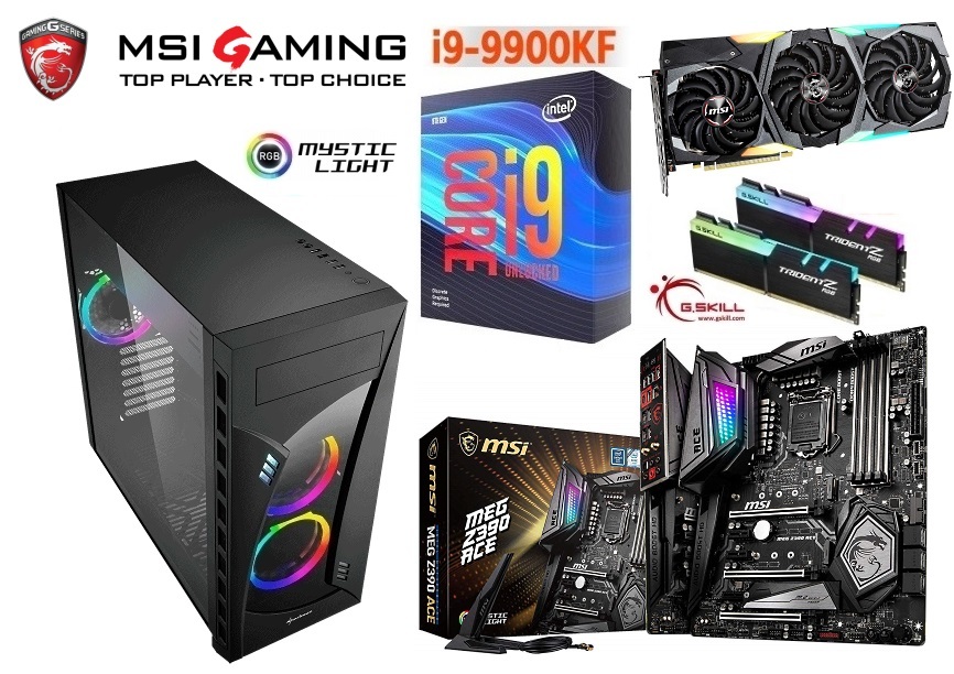 ☆最新第9世代 MSI intel i9-9900KF/RTX2080Super/Z390/Mem16GB/M