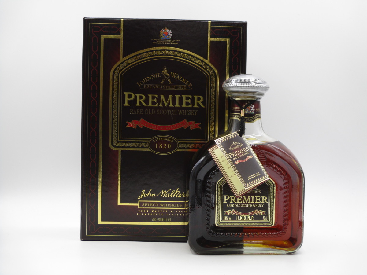 飲料・酒 未開栓 Johnnie Walker PREMIER スコッチウイスキー 酒