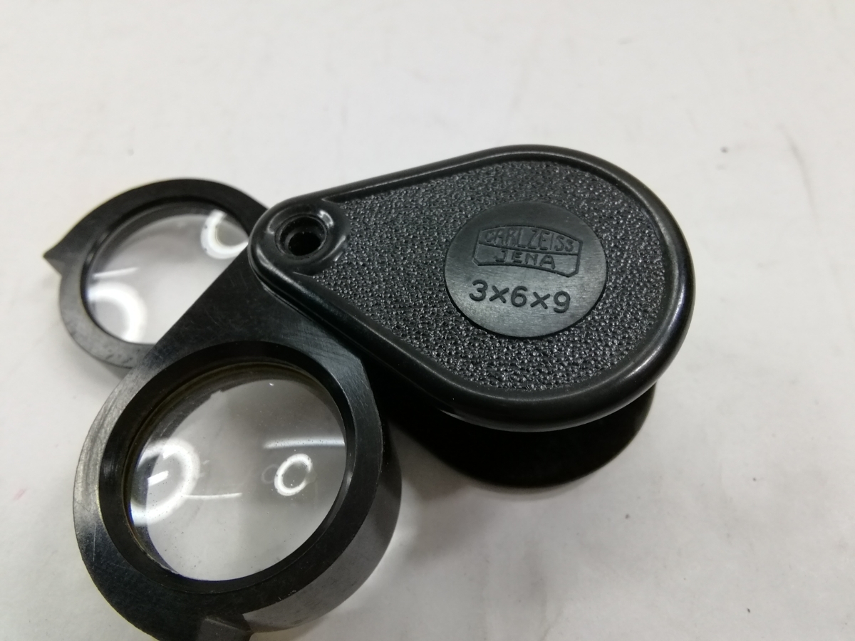 インテリア セット 1000円～ CARL ZEISS JENA ポケットルーペ 3x6x9 ZEISS カールツァイス