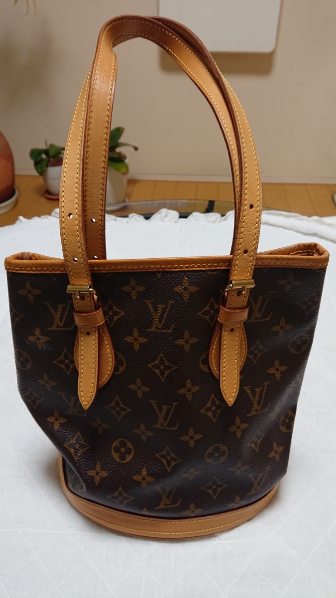 ビンテージ LOUIS VUITTON バケット バケツ モノグラム ルイヴィトン