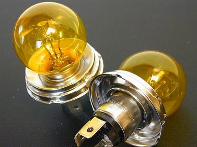 ヘッドライトバルブセットD型(H4E)(黄)ルノーキャトル/シトロエン2CV用_1