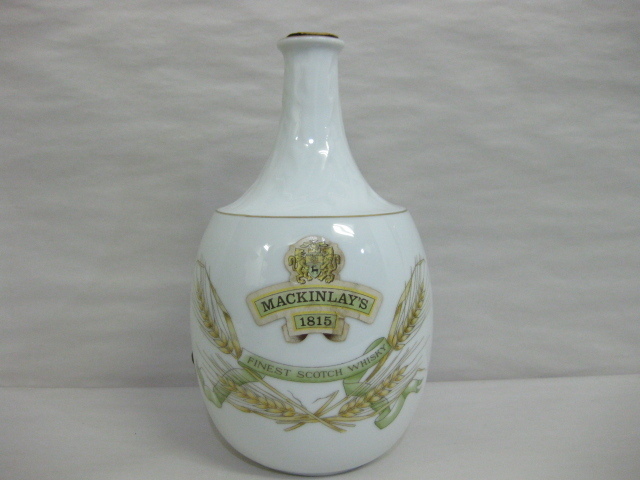 豊富な，人気 1円 古酒 未開栓 MACKINLAY'S/マッキンレー 1815 ファイネスト スコッチ ウイスキー 陶器ボトル THE ILLICIT STILL 重量:1366g(スコッチ)｜売買されたオークション情報、yahooの商品情報をアーカイブ スコッチ