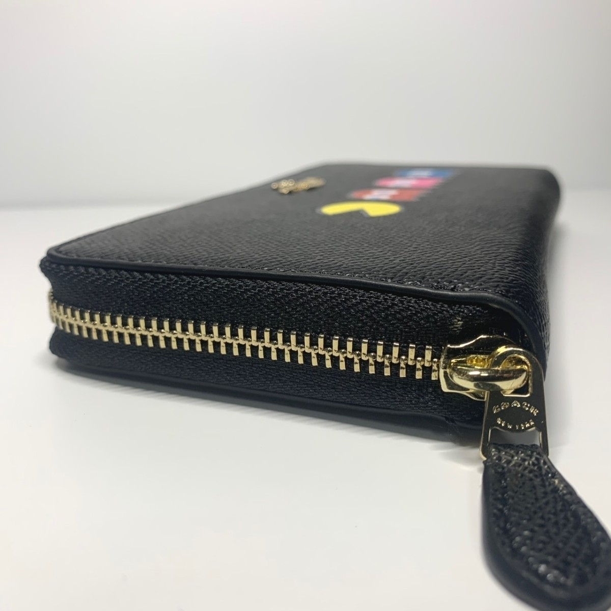コーチ 長財布 COACH パックマン 財布 コラボ レザー 新品 パックマン 
