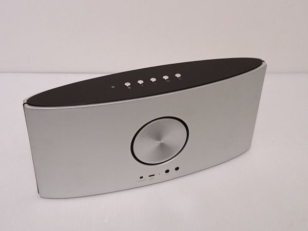 ジャンク品☆ONKYO ハイレゾ対応 Bluetoothスピーカー シルバー X9