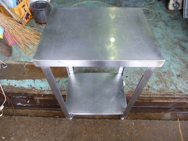 ◎O◎　ステンレス作業台　500×450×795 　中古