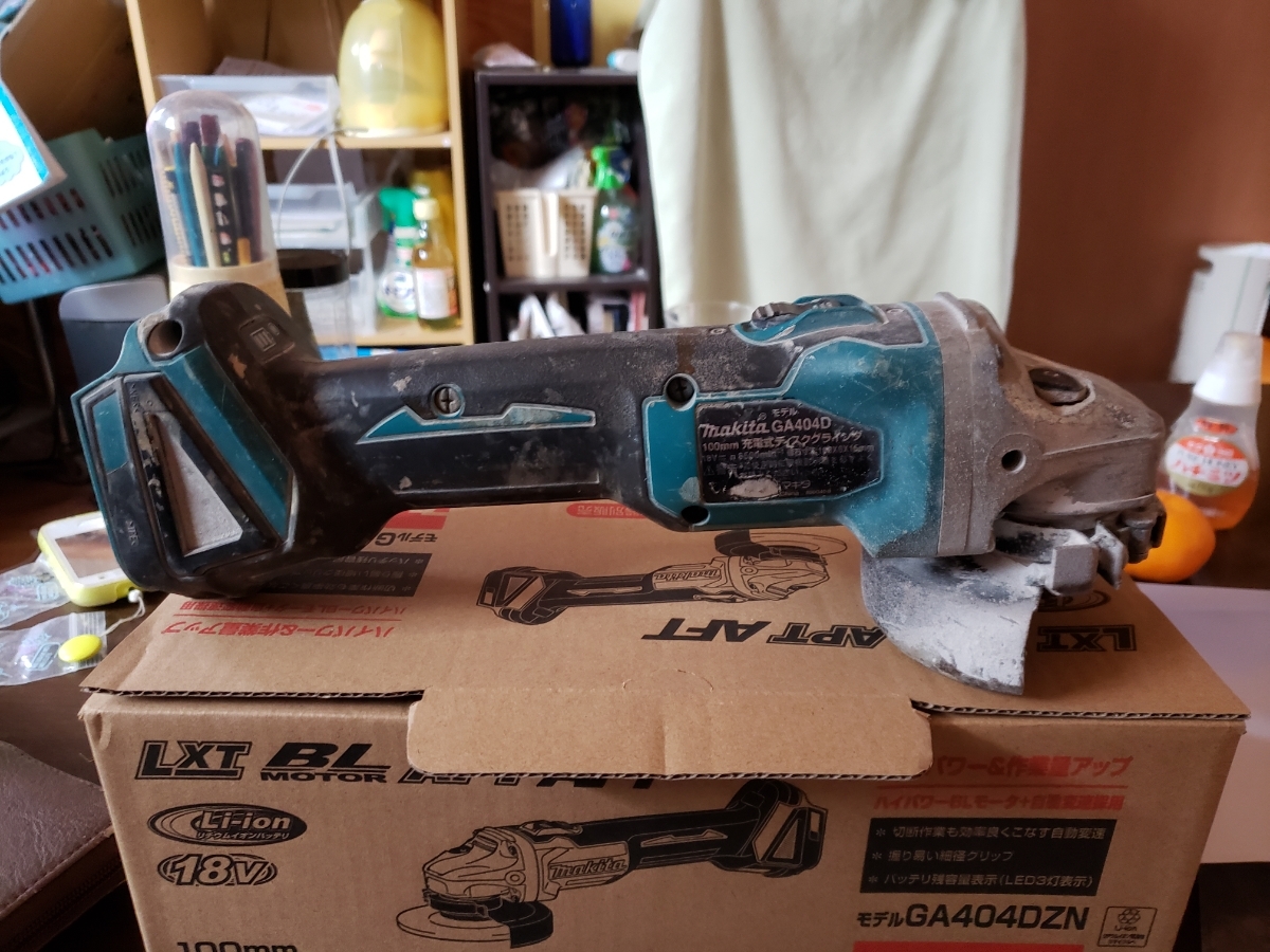 マキタ 18v ディスクグラインダー GA404DZN 動作確認済 makita□マキタ 