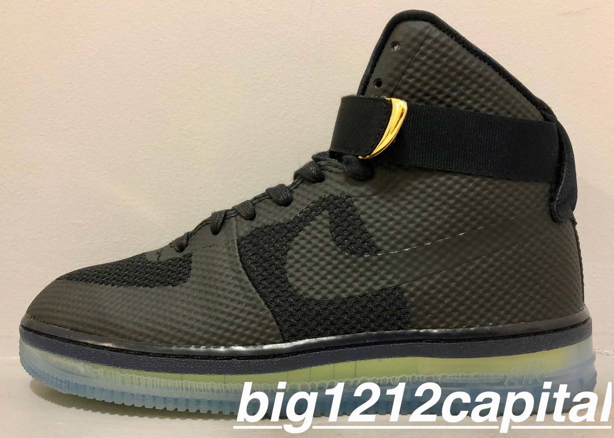 26.0cm AIR FORCE 1 CMFT LUX 8.0 ナイキ エアフォース1 コンフォート ラックス ブラック BLACK METALLIC GOLD 748280-001