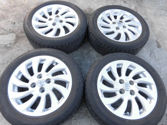 得価，HOT bB純正 15インチ 4本セット 185/R55R15 ブリヂストン 6J オフ40(ラジアルタイヤ)｜売買されたオークション情報、yahooの商品情報をアーカイブ公開 - オークファン 4穴