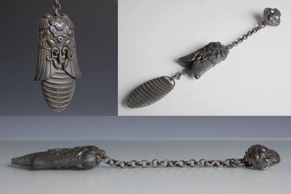 豊富な，新作 6405 銅製 蝉刻小提物 34g 提物 根付 検:セミ 蝉 銅器 古銅(東洋彫刻)｜売買されたオークション情報、yahooの商品情報をアーカイブ公開 - オークファン その他