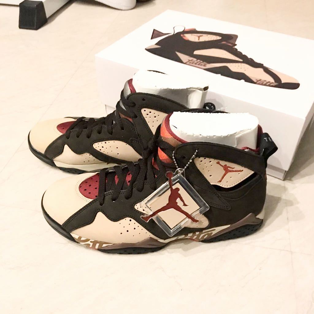 美品【新品未使用】NIKE AIR JORDAN 7 RETRO PATTA ナイキ エア 