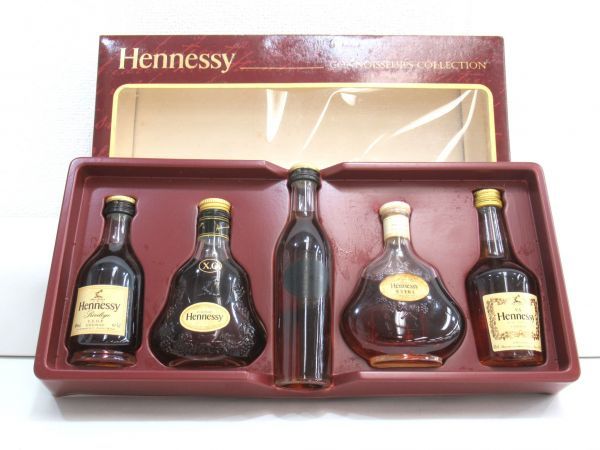 Hennessy X.O コニャック ミニボトル 50ml 5本セット 古酒 5本セット Hennessy ヘネシー CONNOISSEUR'S COLLECTION