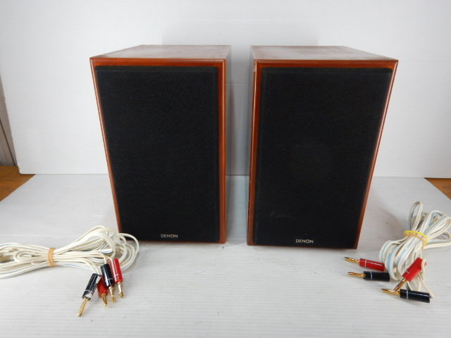 DENON デノン トールボーイ型 スピーカー SC-T55SG 動作OK コード付き