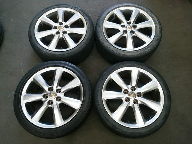 お買い得，セール タイヤ付き純正ホイール4本セット クラウンアスリート GRS180 18&times;8JJ +50 114.3 5穴 225/45R18(ラジアルタイヤ)｜売買されたオークション情報、yahooの商品情報をアーカイブ公開 - オークファン 5穴