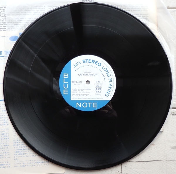 LP JOE HENDERSON OUR THING BST-84152 BNJ-71089 見本盤 Our Joe Thing (Blue LP LondonJazzCollector