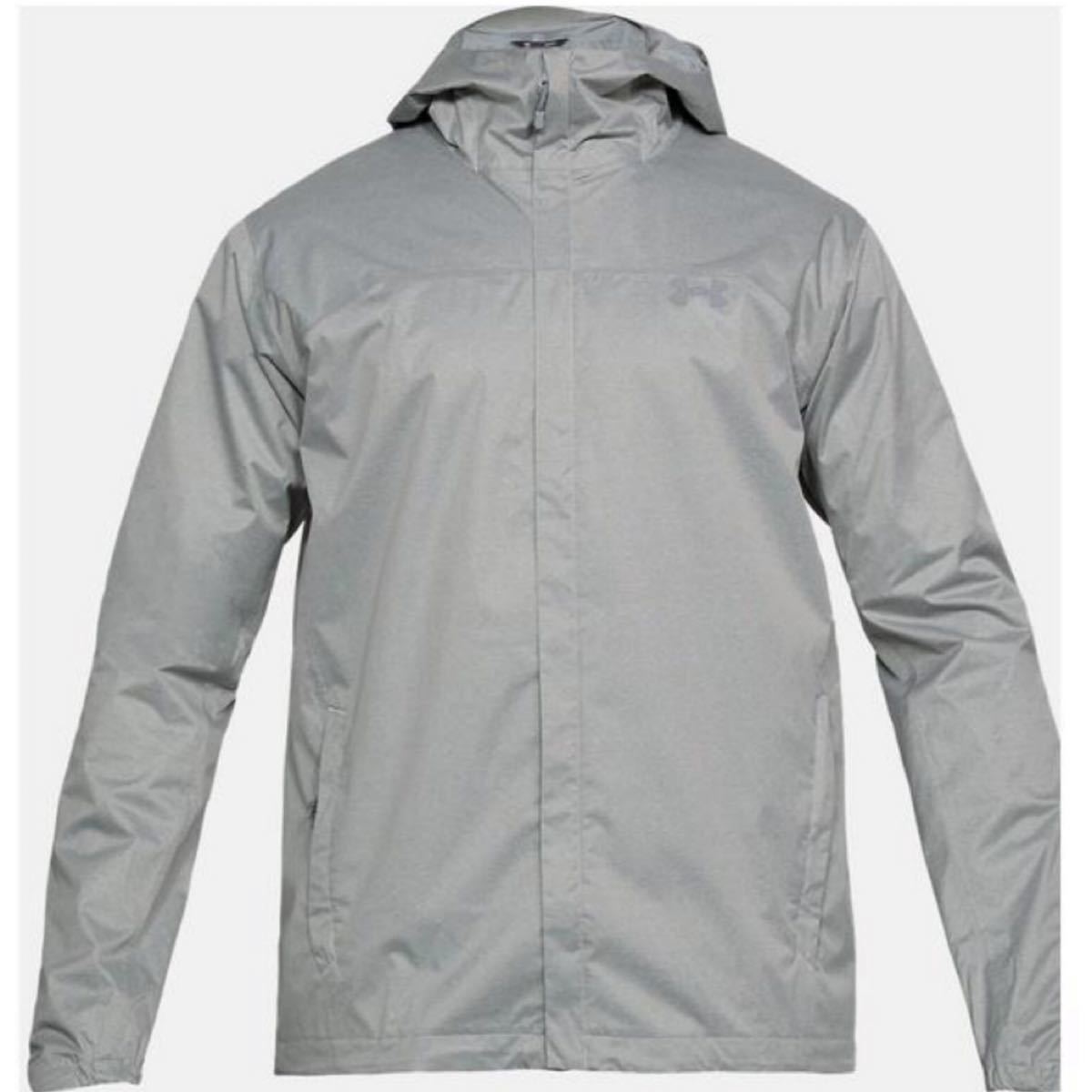 超激得，大得価 UNDER ARMOUR アンダーアーマー メンズスポーツウェア ジャケット UA OVERLOOK JACKET 1309336 グレー メンズ LGサイズ(パーカー)｜売買されたオークション情報、yahooの商品情報をアーカイブ公開 - オー パーカー