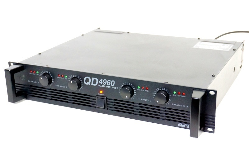 QD4960 パワーアンプ interM Inter-M プロ用4Chパワーアンプ QD-4960